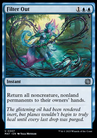 (007) Magic The Gathering March of the Machine: The Aftermath Single: Filter Out Holo Uncommon