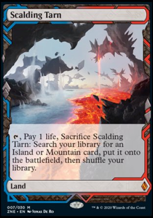 (007/030) Magic The Gathering Zendikar Rising Expeditions Single: Scalding Tarn Mythic