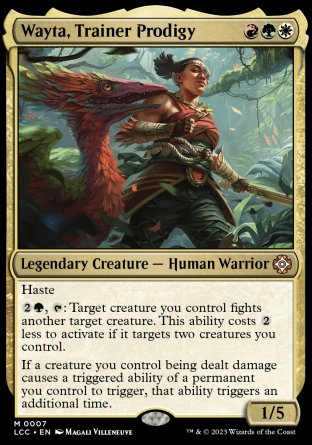(007) Magic The Gathering Commander: The Lost Caverns of Ixalan Single: Wayta, Trainer Prodigy Holo Mythic