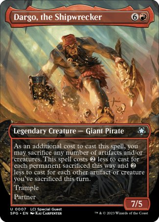 (007) Magic The Gathering Special Guests Single: Dargo, the Shipwrecker Holo Uncommon