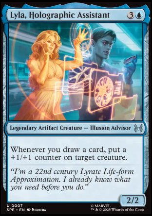 (007) Magic The Gathering Magic: The Gathering | Marvel's Spider-Man: Eternal Single: Lyla, Holographic Assistant Holo Uncommon
