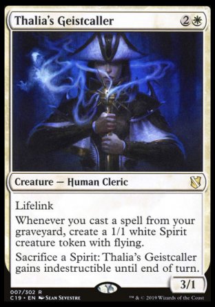 (007) Magic The Gathering Commander 2019 Single: Thalia's Geistcaller Rare