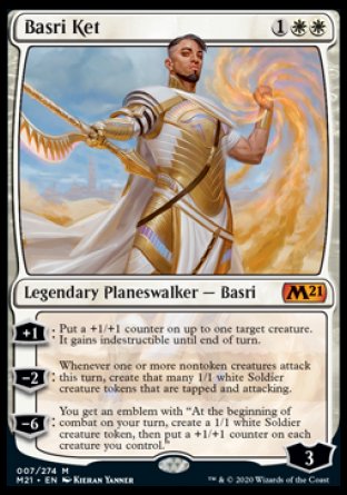 (007) Magic The Gathering Core 2021: Promos Single: Basri Ket (V.2) Holo Mythic