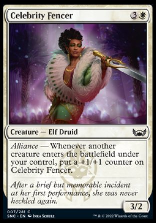 (007) Magic The Gathering Streets of New Capenna Single: Celebrity Fencer Holo Common