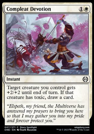 (007) Magic The Gathering Phyrexia: All Will Be One Single: Compleat Devotion Common