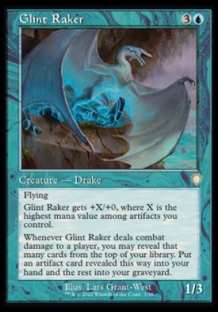 (007) Magic The Gathering Commander: The Brothers' War Single: Glint Raker Rare