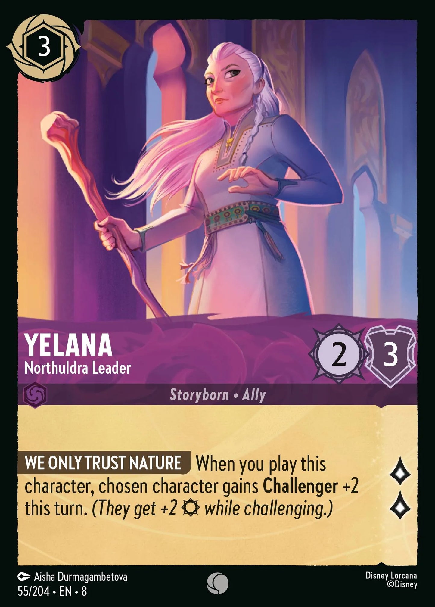 (055/204) Lorcana Reign of Jafar Single: Yelana - Northuldra Leader Common