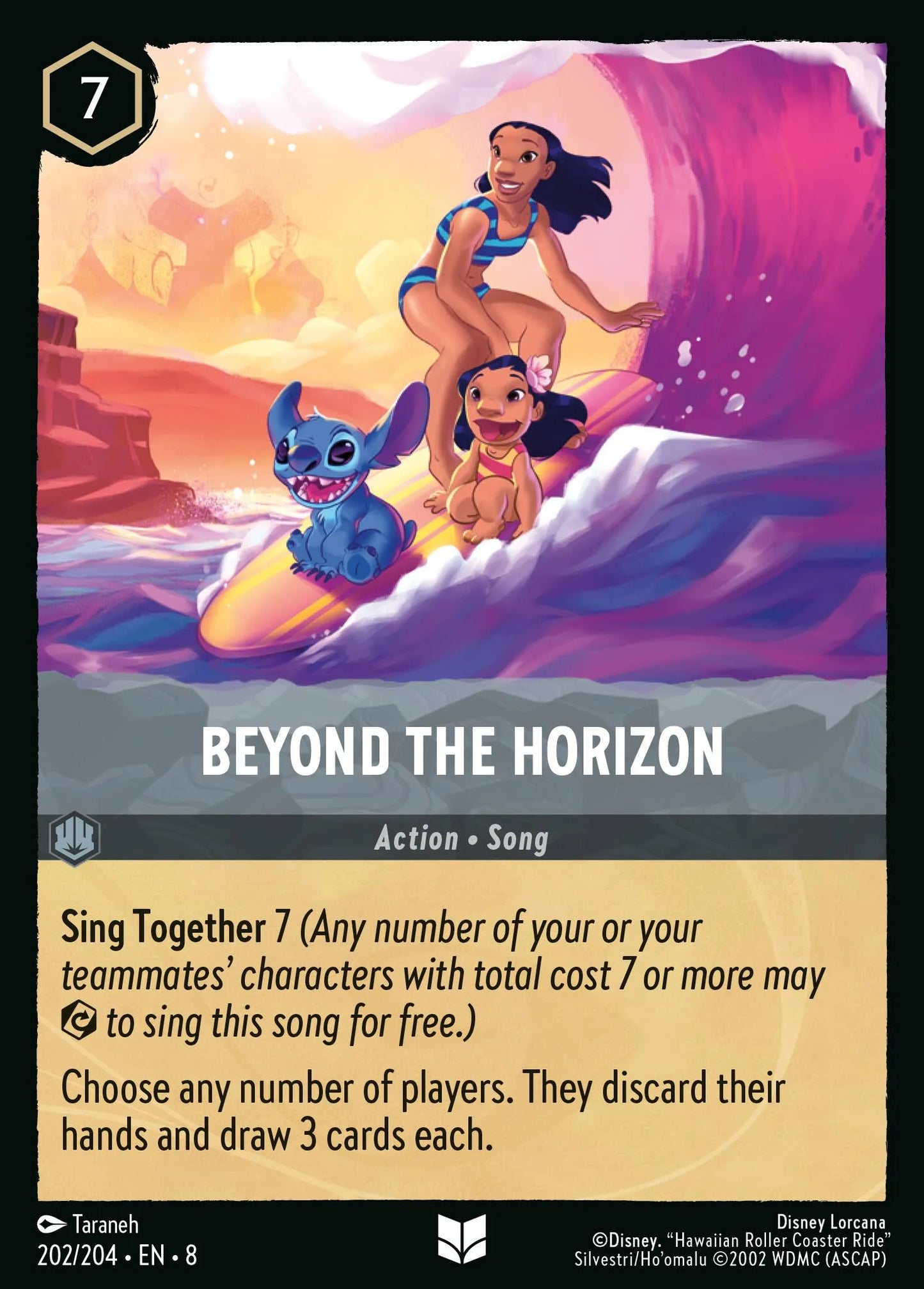 (202/204) Lorcana Reign of Jafar Single: Beyond the Horizon Holo Uncommon
