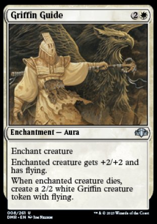 (008) Magic The Gathering Dominaria Remastered Single: Griffin Guide Uncommon