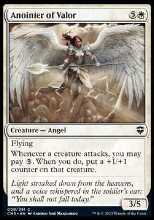 (008/361) Magic The Gathering Commander Legends Single: Anointer of Valor Common
