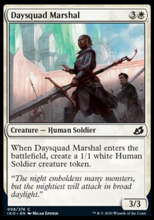 (008/274) Magic The Gathering Ikoria: Lair of Behemoths Single: Daysquad Marshal Common