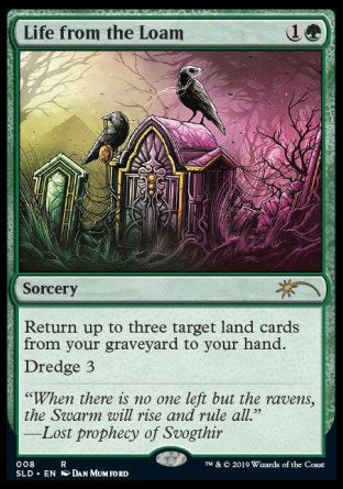 (008) Magic The Gathering Secret Lair Drop Series Single: Life from the Loam Rare