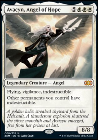 (008/332) Magic The Gathering Double Masters Single: Avacyn, Angel of Hope Holo Mythic