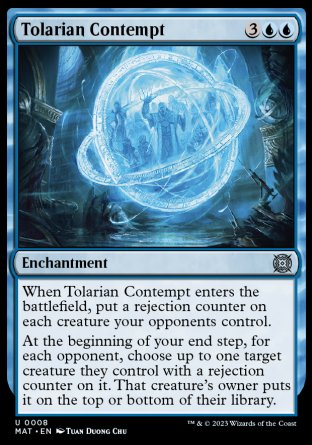 (008) Magic The Gathering March of the Machine: The Aftermath Single: Tolarian Contempt Uncommon