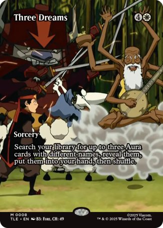 (008) Magic The Gathering Magic: The Gathering | Avatar: The Last Airbender: Eternal Single: Three Dreams Mythic