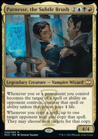 (008) Magic The Gathering Commander: Streets of New Capenna Single: Parnesse, the Subtle Brush Mythic