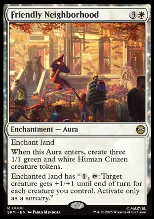 (008) Magic The Gathering Magic: The Gathering | Marvel's Spider-Man: Promos Single: Friendly Neighborhood Rare