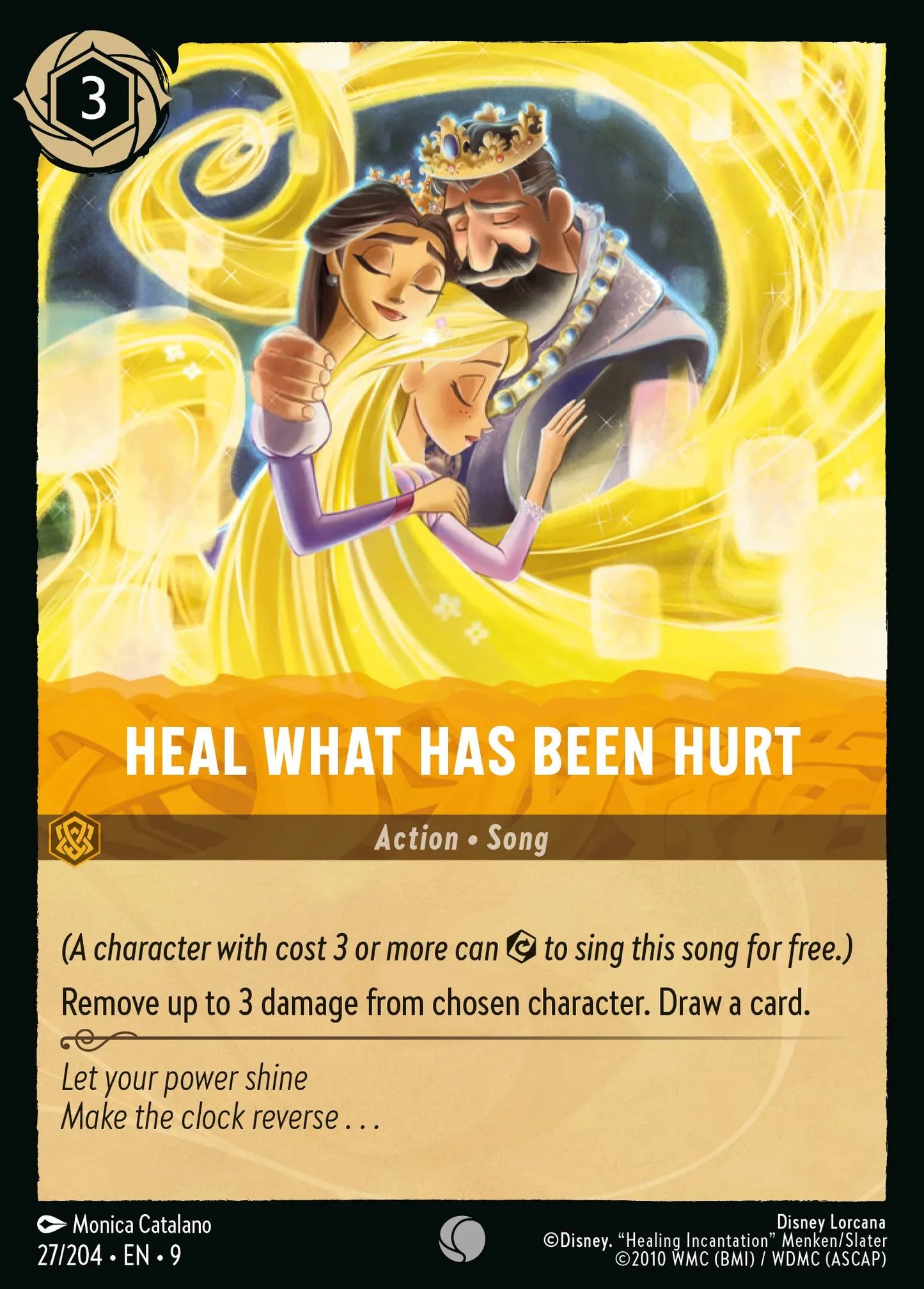 (027/204) Lorcana Fabled Single: Heal What Has Been Hurt Common
