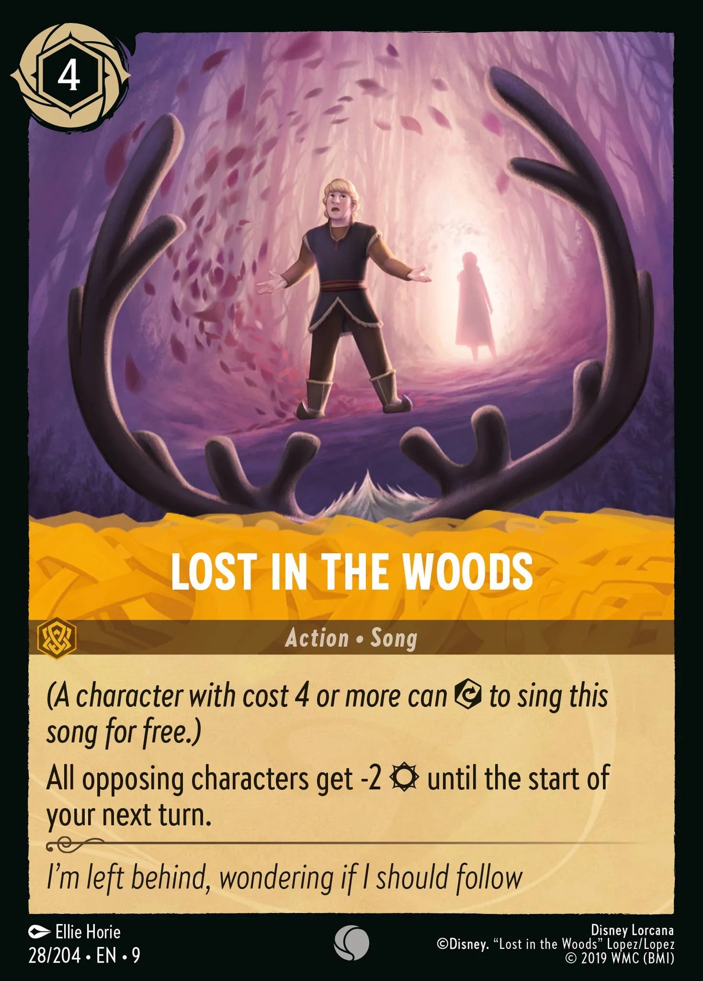 (028/204) Lorcana Fabled Single: Lost in the Woods Holo Common