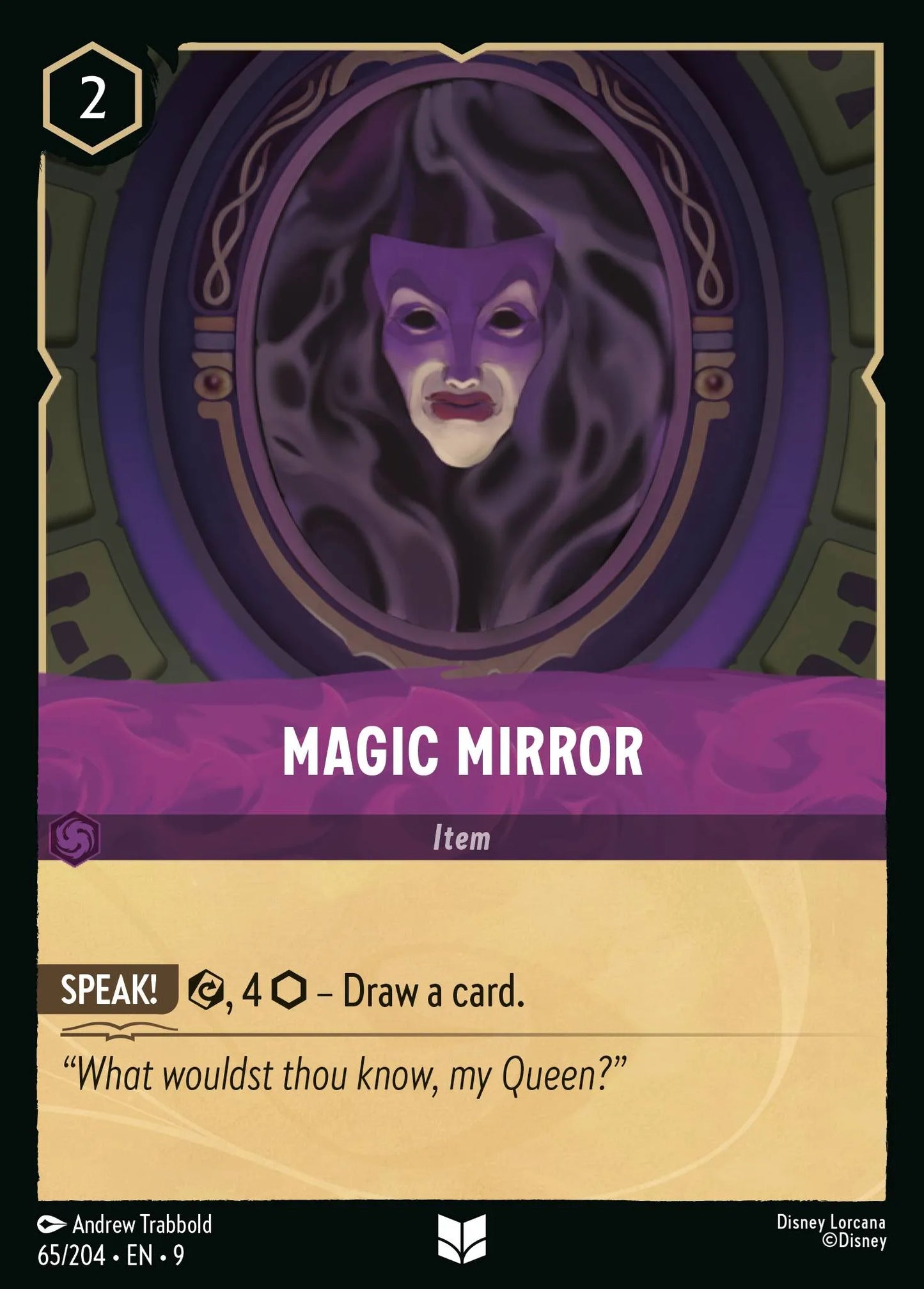 (065/204) Lorcana Fabled Single: Magic Mirror Uncommon