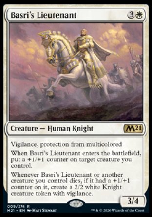 (009) Magic The Gathering Core 2021: Promos Single: Basri's Lieutenant (V.1) Holo Rare