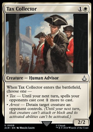 (009) Magic The Gathering Universes Beyond: Assassin's Creed Single: Tax Collector Holo Uncommon