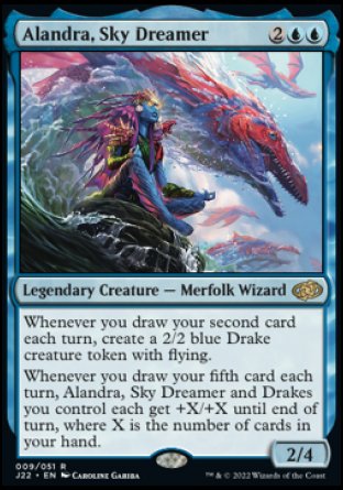 (009) Magic The Gathering Jumpstart 2022 Single: Alandra, Sky Dreamer Rare