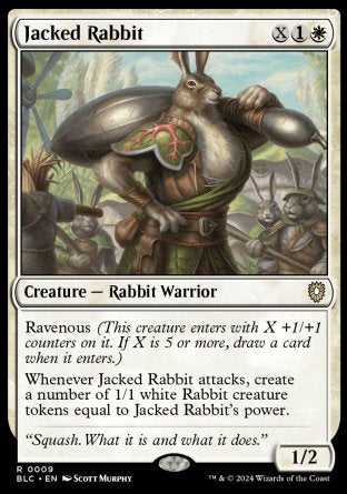 (009) Magic The Gathering Commander: Bloomburrow Single: Jacked Rabbit Rare