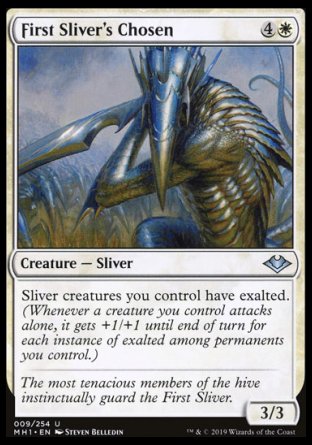 (009/254) Magic The Gathering Modern Horizons Single: First Sliver's Chosen Holo Uncommon