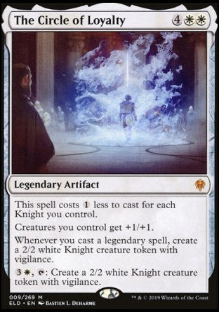 (009/269) Magic The Gathering Throne of Eldraine Single: The Circle of Loyalty Holo Mythic