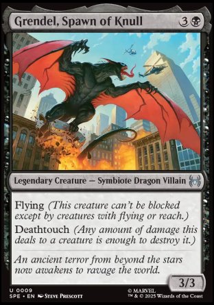 (009) Magic The Gathering Magic: The Gathering | Marvel's Spider-Man: Eternal Single: Grendel, Spawn of Knull Uncommon
