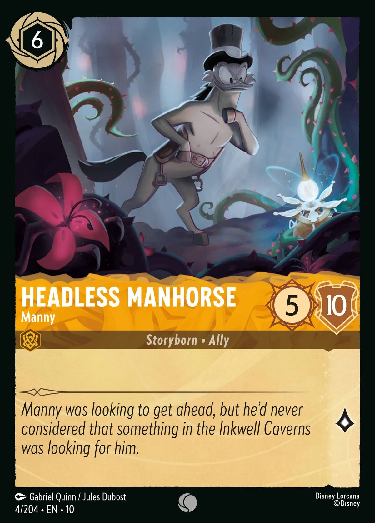 (004/204) Lorcana Whispers in the Well Single: Headless Manhorse - Manny Common