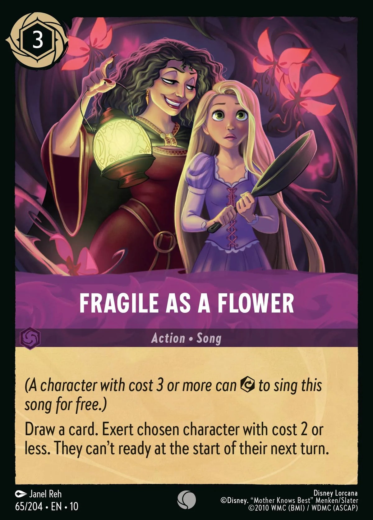 (065/204) Lorcana Whispers in the Well Single: Fragile as a Flower Common