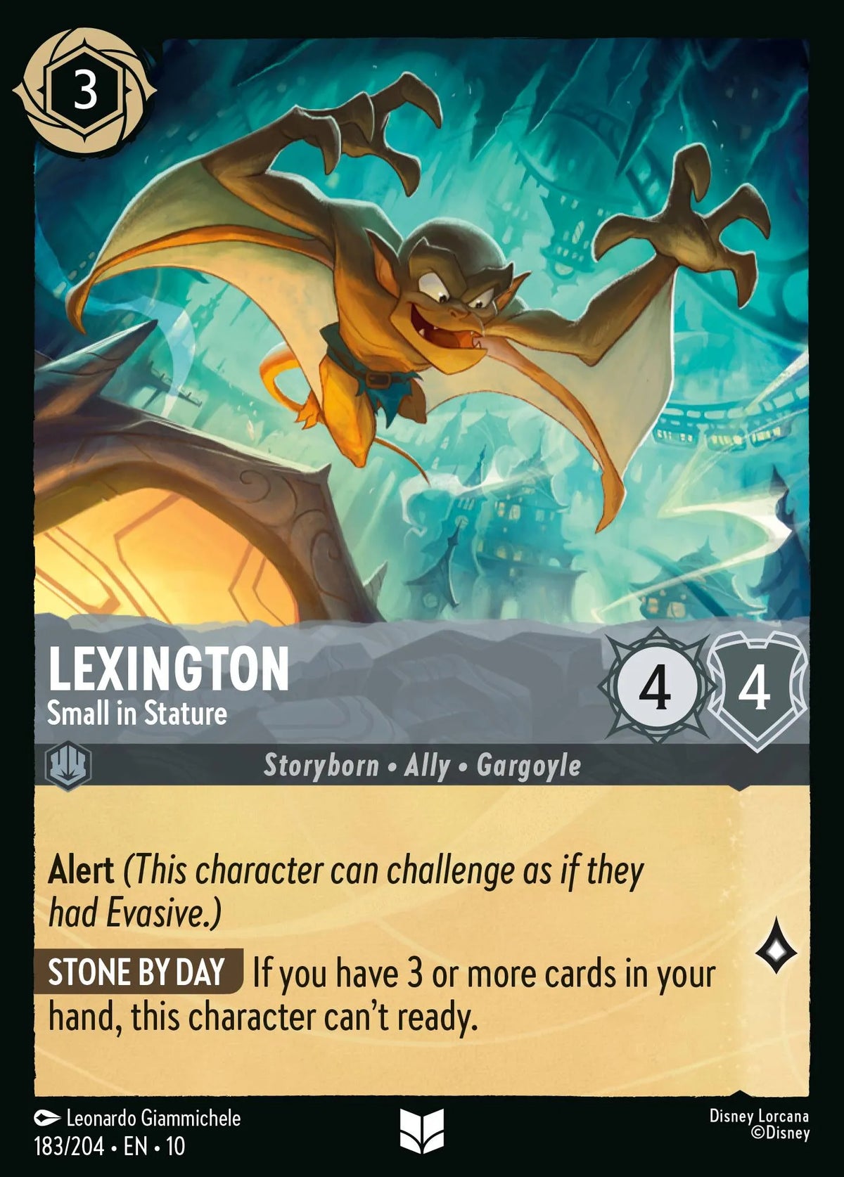 (183/204) Lorcana Whispers in the Well Single: Lexington - Small in Stature Uncommon