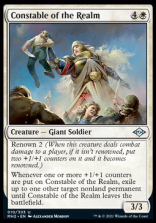 (010) Magic The Gathering Modern Horizons 2 Single: Constable of the Realm Uncommon