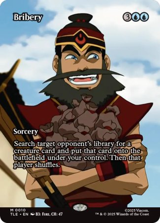 (010) Magic The Gathering Magic: The Gathering | Avatar: The Last Airbender: Eternal Single: Bribery Holo Mythic