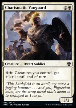 (010) Magic The Gathering Dominaria United Single: Charismatic Vanguard Holo Common