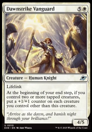 (010) Magic The Gathering Edge of Eternities Single: Dawnstrike Vanguard Uncommon