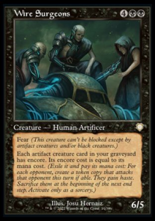 (010) Magic The Gathering Commander: The Brothers' War Single: Wire Surgeons Rare