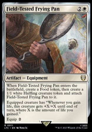 (011) Magic The Gathering Commander: The Lord of the Rings: Tales of Middle-earth Single: Field-Tested Frying Pan Rare