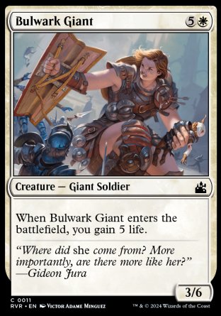 (011) Magic The Gathering Ravnica Remastered Single: Bulwark Giant Common