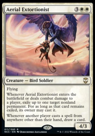 (011) Magic The Gathering Commander: Streets of New Capenna Single: Aerial Extortionist Rare