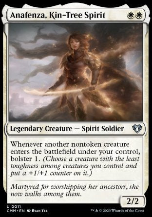 (011) Magic The Gathering Commander Masters Single: Anafenza, Kin-Tree Spirit Holo Uncommon