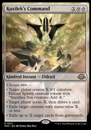 (011) Magic The Gathering Modern Horizons 3 Single: Kozilek's Command Rare