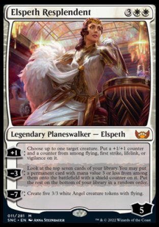 (011) Magic The Gathering Streets of New Capenna Single: Elspeth Resplendent Mythic