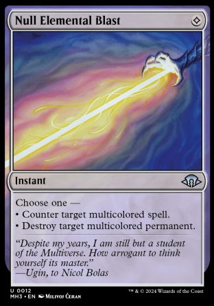 (012) Magic The Gathering Modern Horizons 3 Single: Null Elemental Blast Uncommon