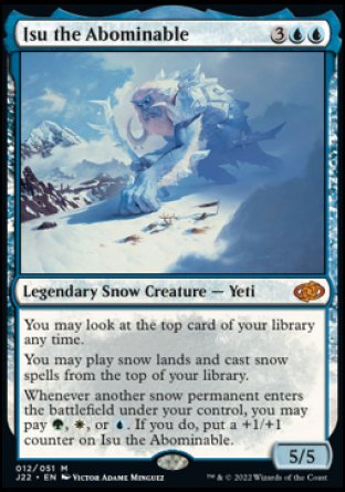 (012) Magic The Gathering Jumpstart 2022 Single: Isu the Abominable Mythic
