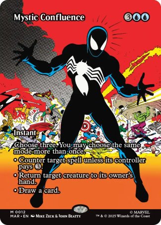 (012) Magic The Gathering Magic: The Gathering | Marvel's Spider-Man: Source Material Cards Single: Mystic Confluence Holo Mythic