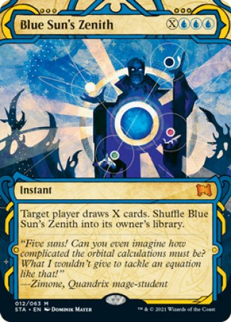 (012) Magic The Gathering Mystical Archive Single: Blue Sun's Zenith (V.1) Holo Mythic