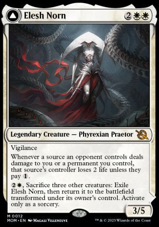 (012) Magic The Gathering March of the Machine Single: Elesh Norn // The Argent Etchings Mythic